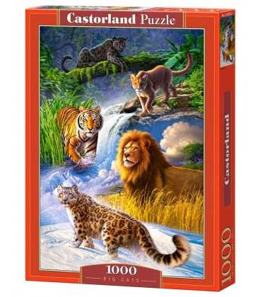 Пазл - Большие кошки (Castorland) 1000 эл.