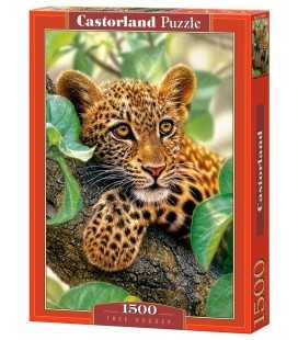 Пазл - Леопард на дереві (Castorland) 1500 ел.