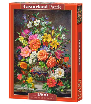 Пазл - Сентябрьские цветы (Castorland) 1500 эл.