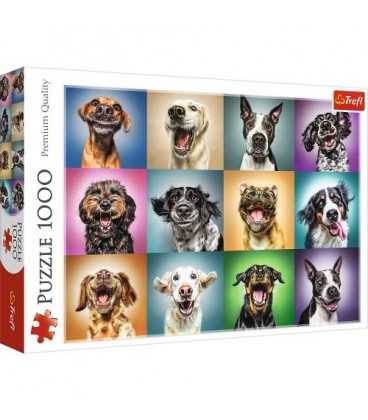Пазлы "Смешные портреты собак", 1000 элементов