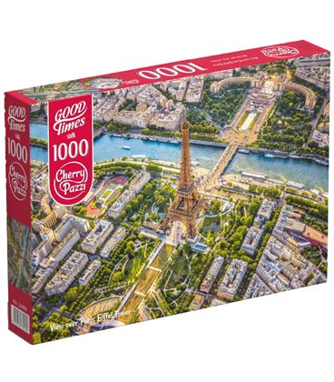 Пазл - Вид на Эйфелеву башню в Париже (CherryPazzi) 1000 эл. 30189