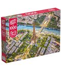 Пазл - Вид на Эйфелеву башню в Париже (CherryPazzi) 1000 эл. 30189