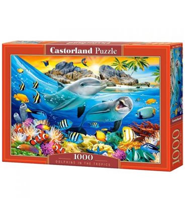 Пазлы Castorland "Дельфины", 1000 элементов