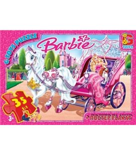Пазлы "Barbie", 35 элементов (BA006)