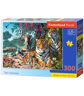 Пазлы "Заповедник тигров", 300 элементов (B-030484)
