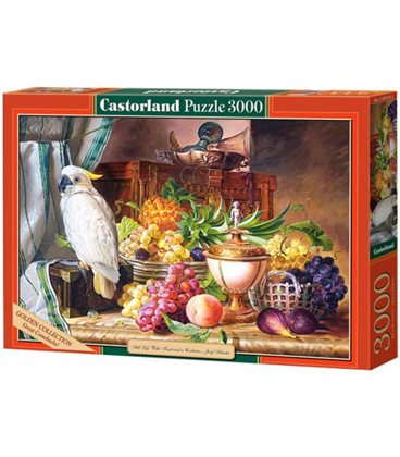 Пазлы "Натюрморт с фруктами и какаду", 3000 элементов (C-300143)