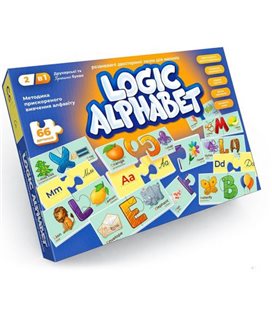 Развивающие пазлы "Logic Alphabet", англо-украинский (G-LoA-01-04U)