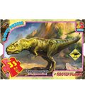 Пазлы "Осторожно, динозавры" + постер, 35 эл. (UP3046)