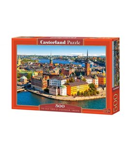 Пазлы "Старый город Стокгольм, Швеция", 500 элементов (В-52790)