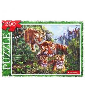 Пазлы "Тигры", 260 элементов (С260-13-02)