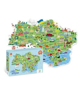 Пазл "Карта Украины", 100 элем. (300267)