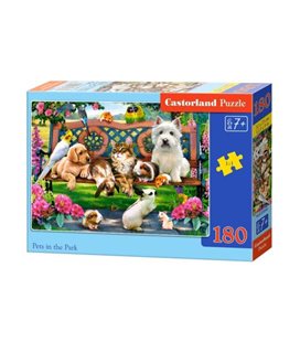 Пазлы "Животные в саду", 180 элементов (B-018444)