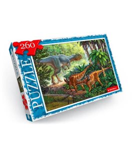 Пазлы "Динозавры", 260 эл (C260-12-01,02)