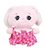 Мягкая игрушка заяц розовый в розовом платье (K16701)