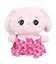М'яка іграшка заєць рожевий в рожевому платті (K16701)