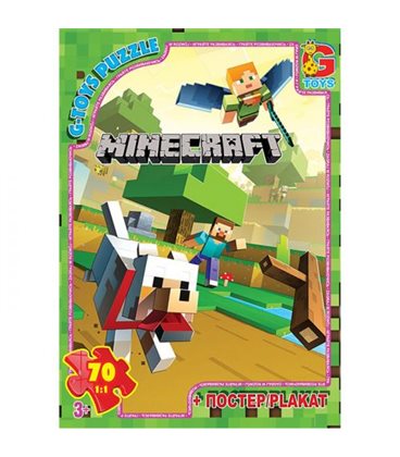 Пазлы "Minecraft" + постер, 70 элем. (MC792)