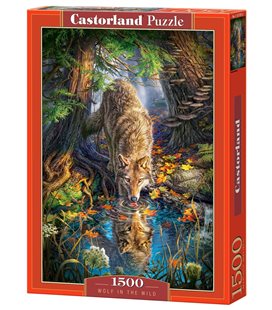 Пазл - Волк в дикой природе (Castorland) 1500 эл.