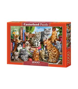 Пазл - Дом кошек (Castorland) 2000 эл.