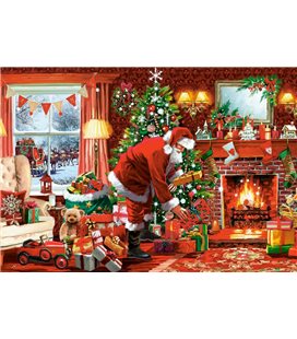 Пазл - Санта-Клаус доставляет подарки (Castorland) 1500 эл. C-152100