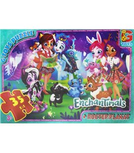 Пазли з серії "Enchantimals", 35 ел (EA200)