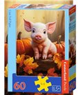 Пазл - Милий осінній порося (Castorland) 60 ел. B-066285