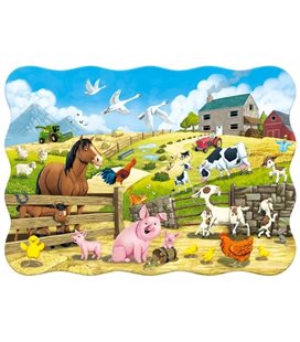 Пазл - Животные на ферме (Castorland) 30 эл. B-03815
