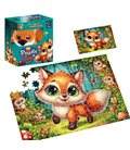 Пазли з мʼякою іграшкою "De.tail. Лисеня" 260 деталей