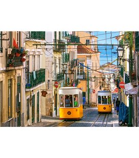 Пазли "Трамваї Лісабона, Португалія", 1000 елементів (С-104260)