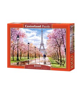 Пазл - Романтична прогулянка в Парижі (Castorland) 1000 eл.