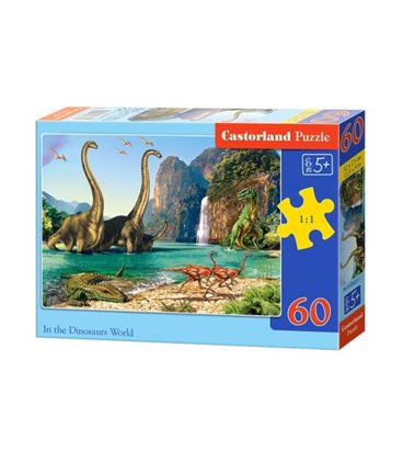 Пазлы "Мир динозавров", 60 элементов В-06922