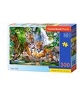 Пазли "Тигри біля водоспаду", 300 елементів (B-030385)