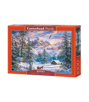Пазл - Гірське Різдво (Castorland) 1000 ел.