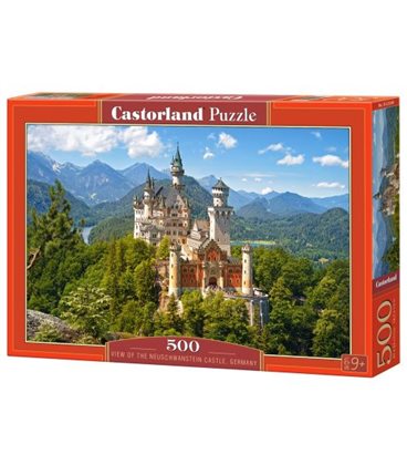 Пазлы "Вид на замок Нойшванштайн, Германия", 500 элементов B-53544
