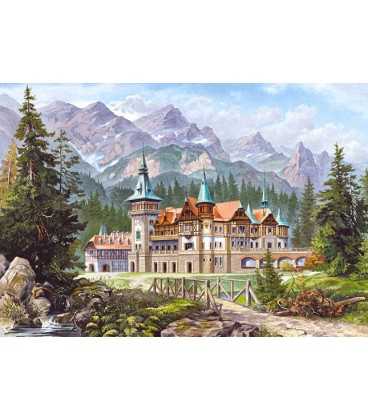 Пазл - Замок біля підніжжя гір