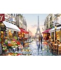 Пазли "Квітковий магазин в Парижі" 1500 ел (C-151288)