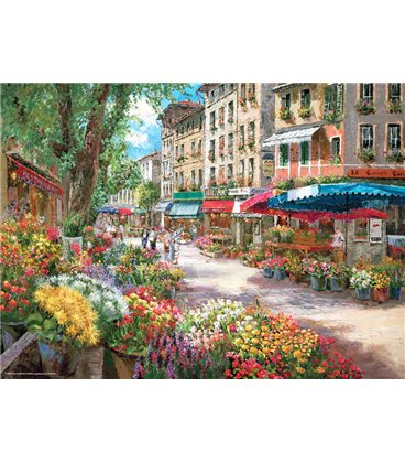 Пазл - Цветочный рынок в Париже (Anatolian) 1000 эл. 3106