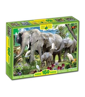 Пазл "Слоны" 160 элементов 82968